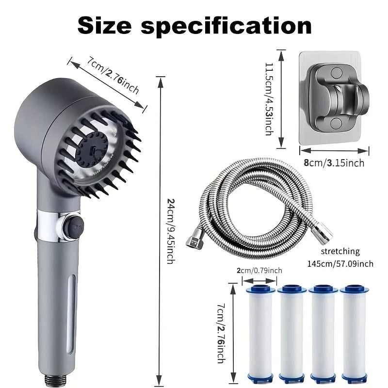 Filtered Shower Head – Turbo Pressure