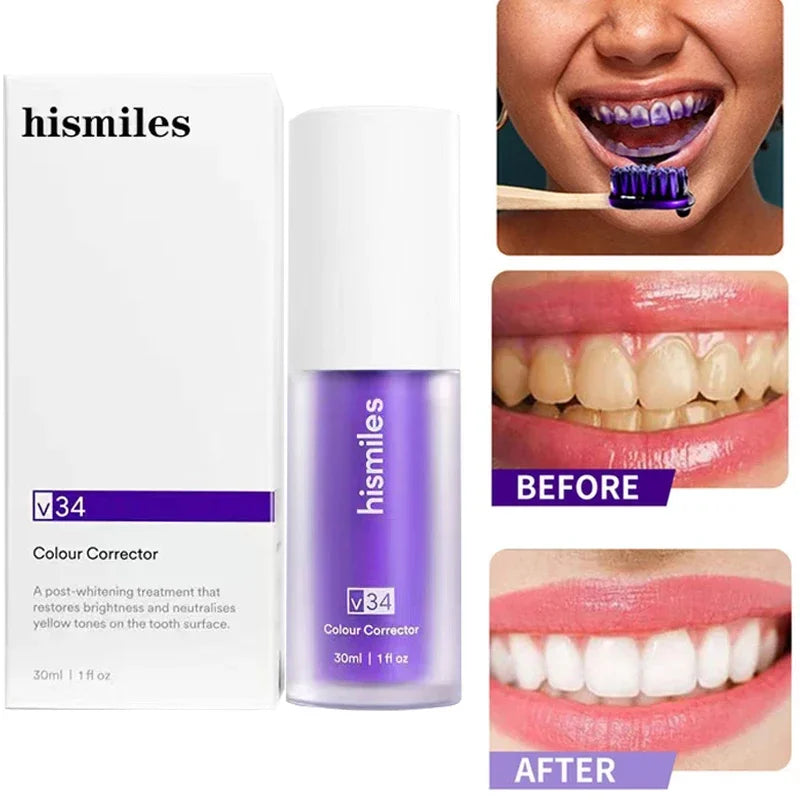 🦷 SmileKit Whitening Purple Toothpaste