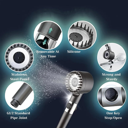 Filtered Shower Head – Turbo Pressure