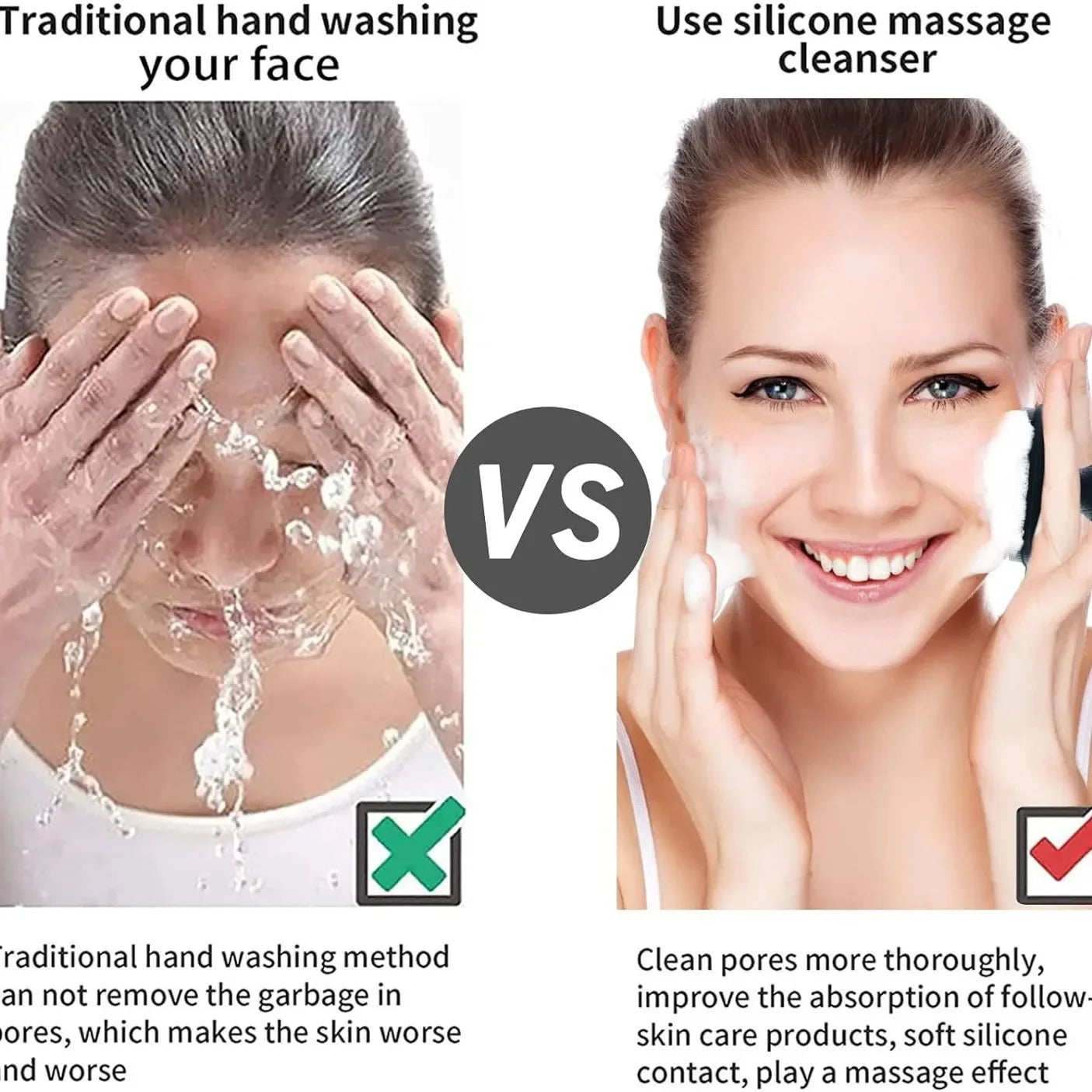 💎 Silicone Face Cleansing Scrubber